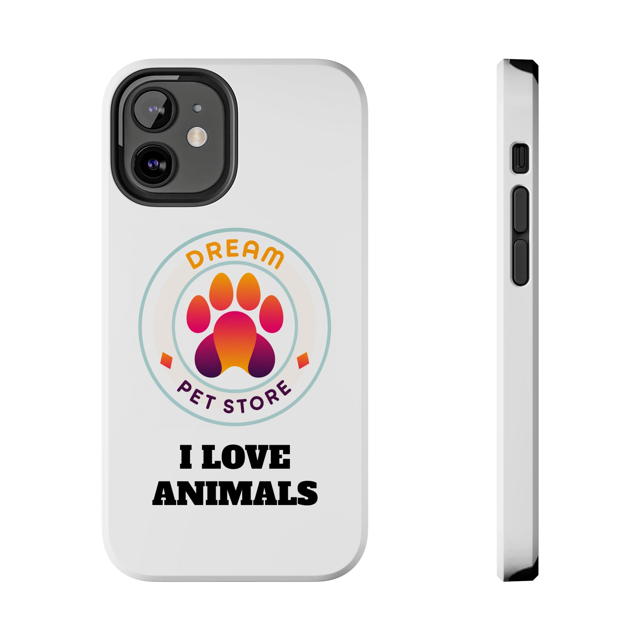 Tough Phone Cases - I Love Animals