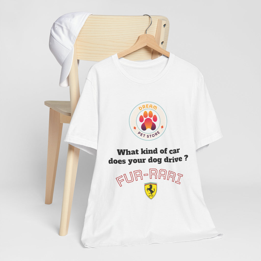 Fur-Rari Dog Joke T-Shirt