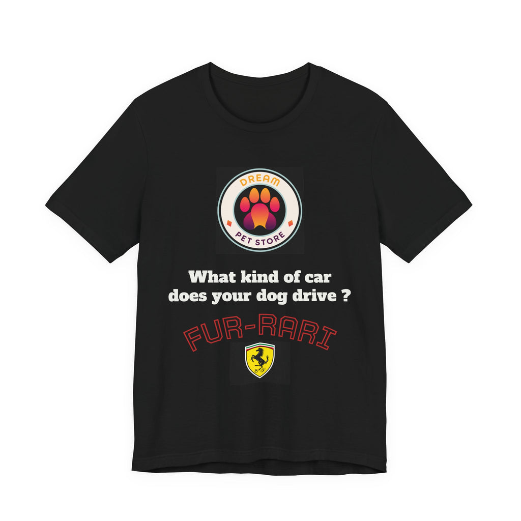 Fur-Rari Dog Joke T-Shirt