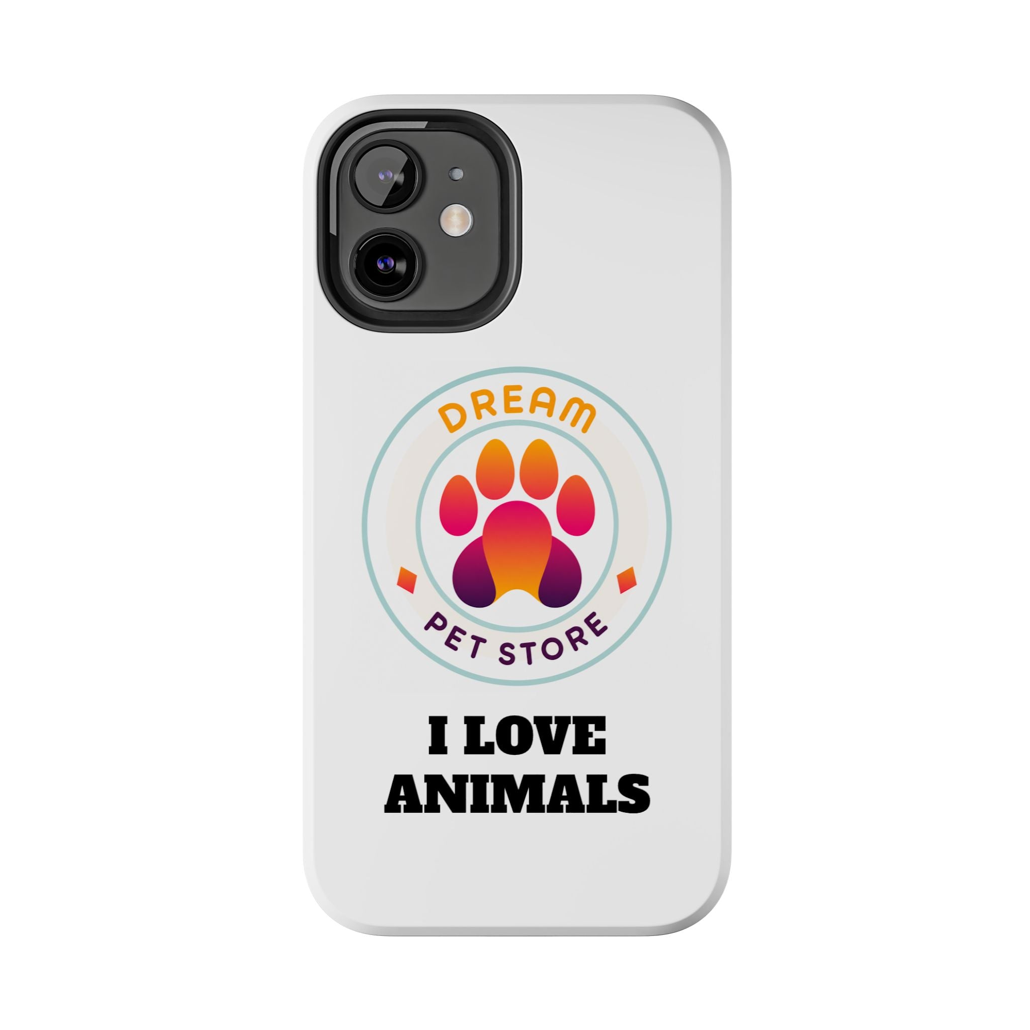 Tough Phone Cases - I Love Animals