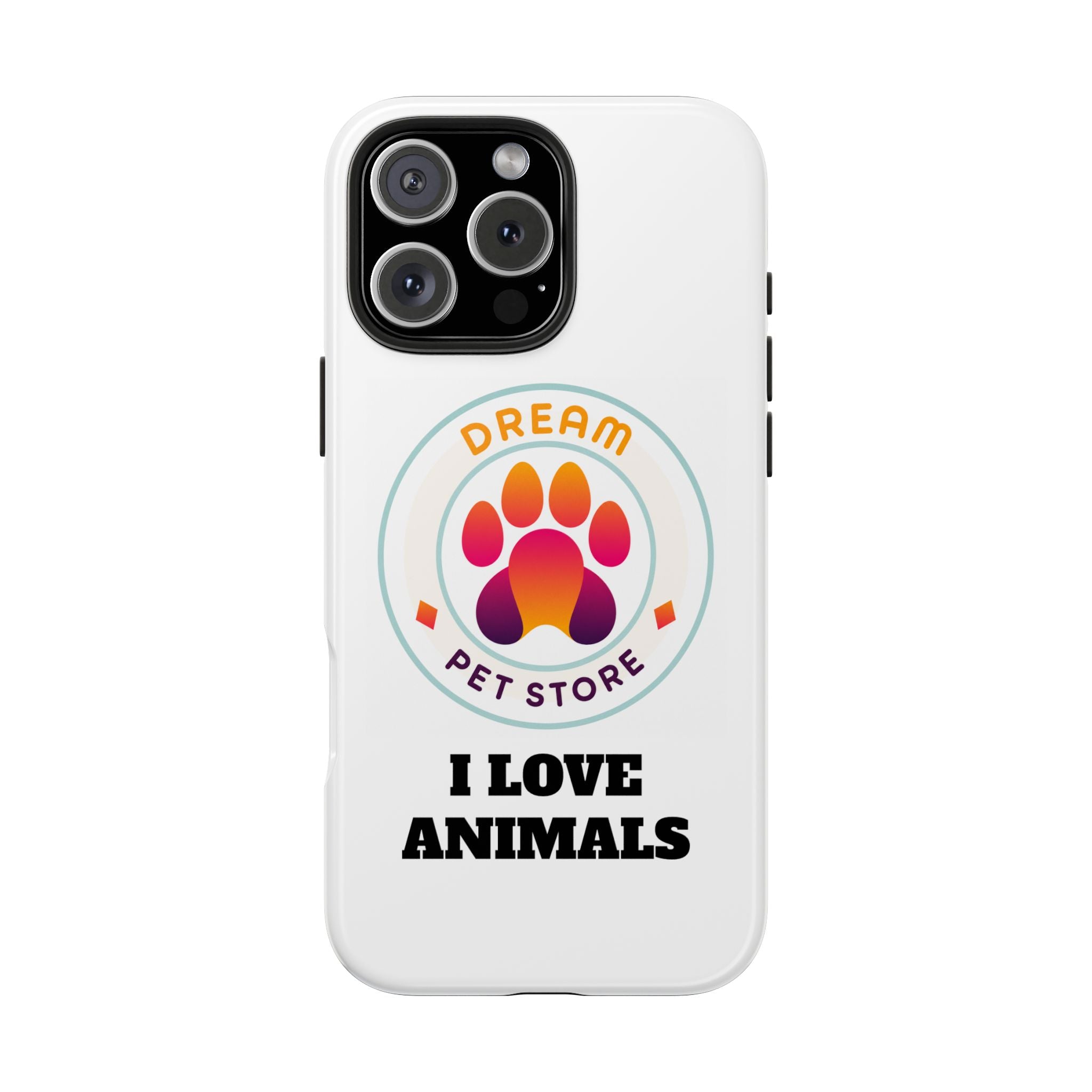 Tough Phone Cases - I Love Animals