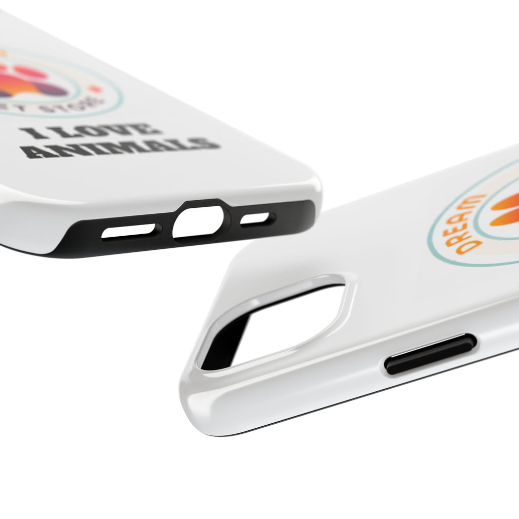 Tough Phone Cases - I Love Animals