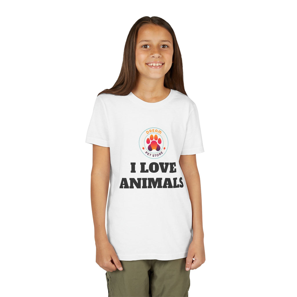 Youth Tee - I  love Animals