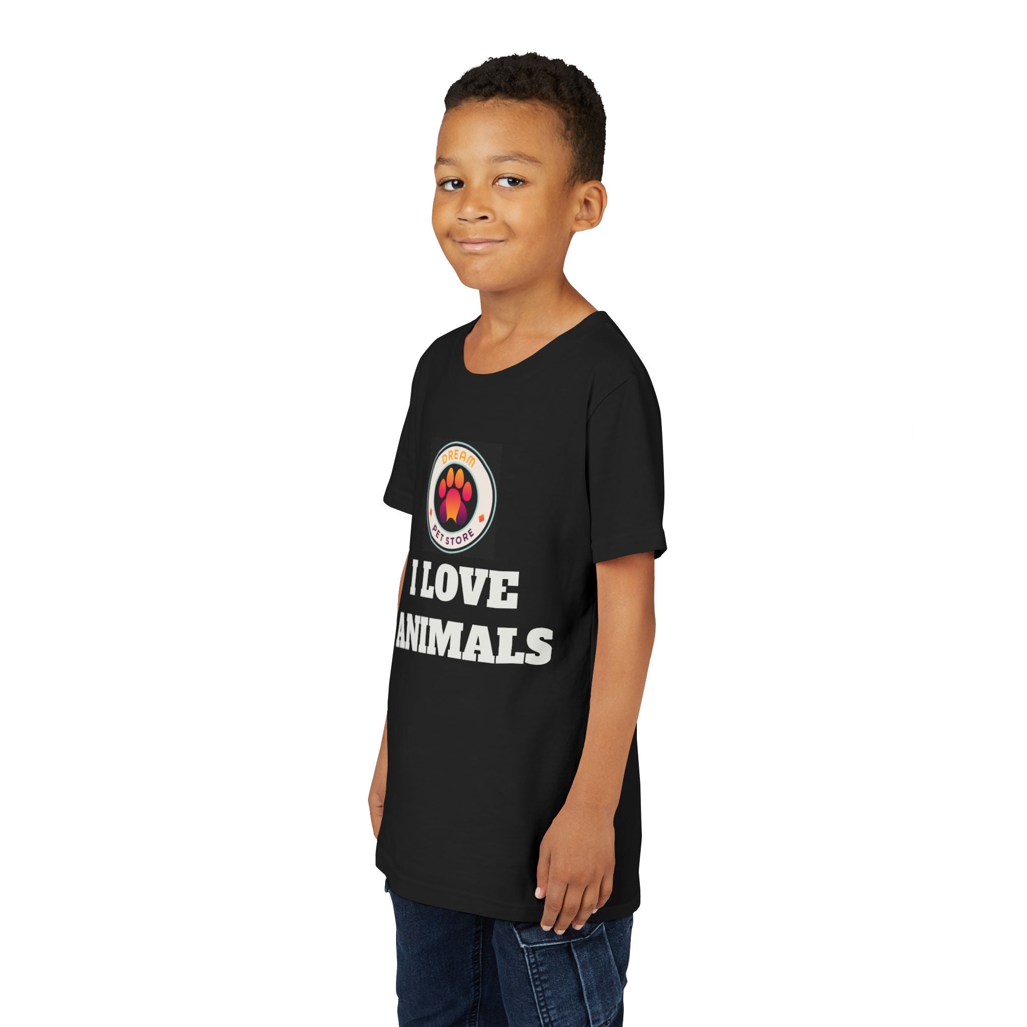 Youth Tee - I  love Animals