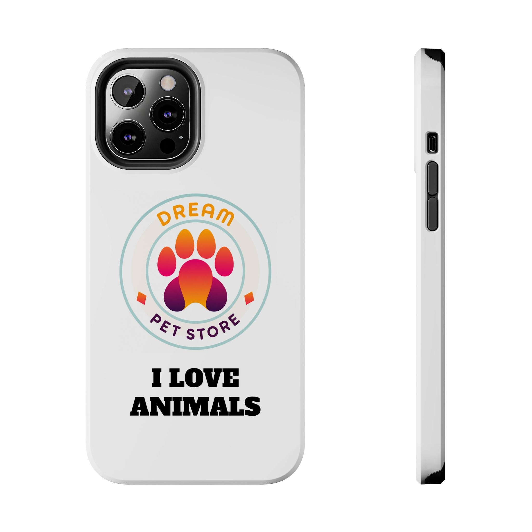 Tough Phone Cases - I Love Animals