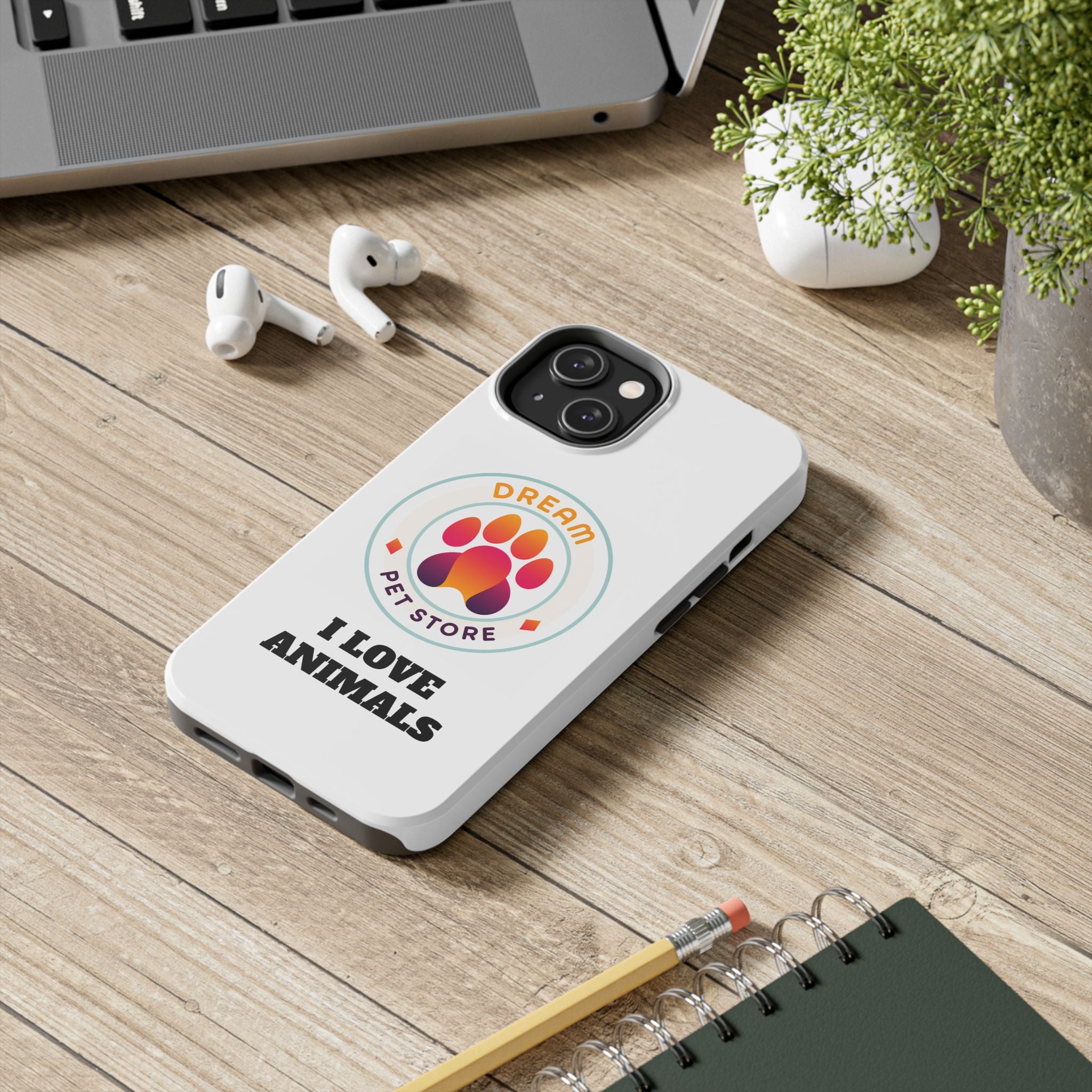 Tough Phone Cases - I Love Animals