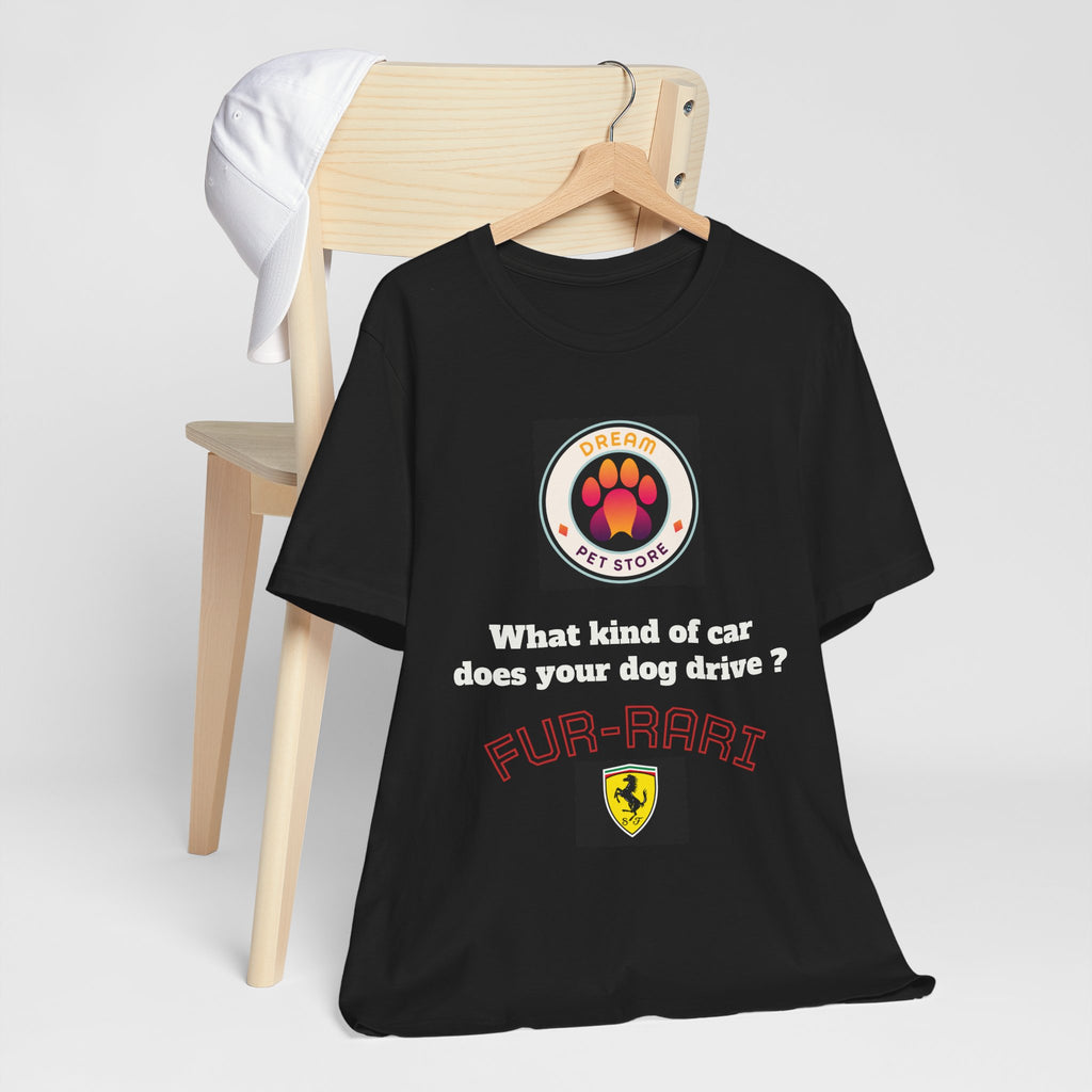 Fur-Rari Dog Joke T-Shirt