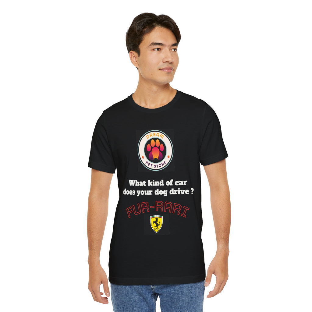 Fur-Rari Dog Joke T-Shirt