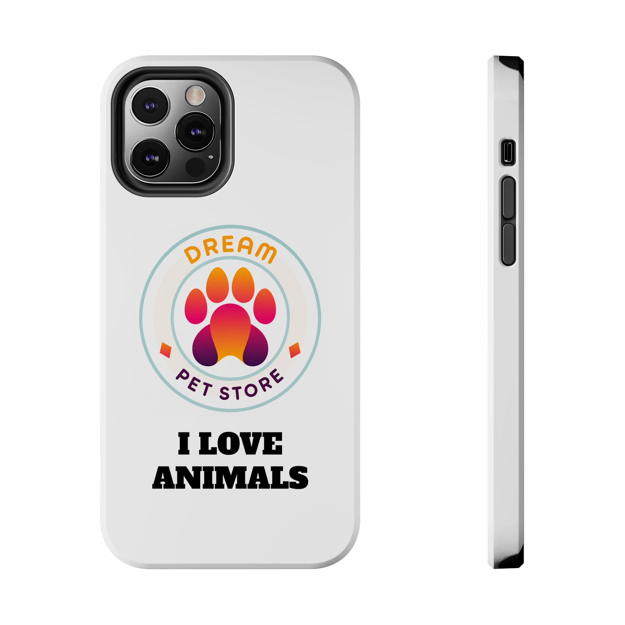 Tough Phone Cases - I Love Animals