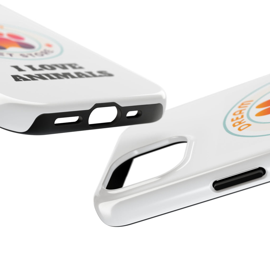 Tough Phone Cases - I Love Animals