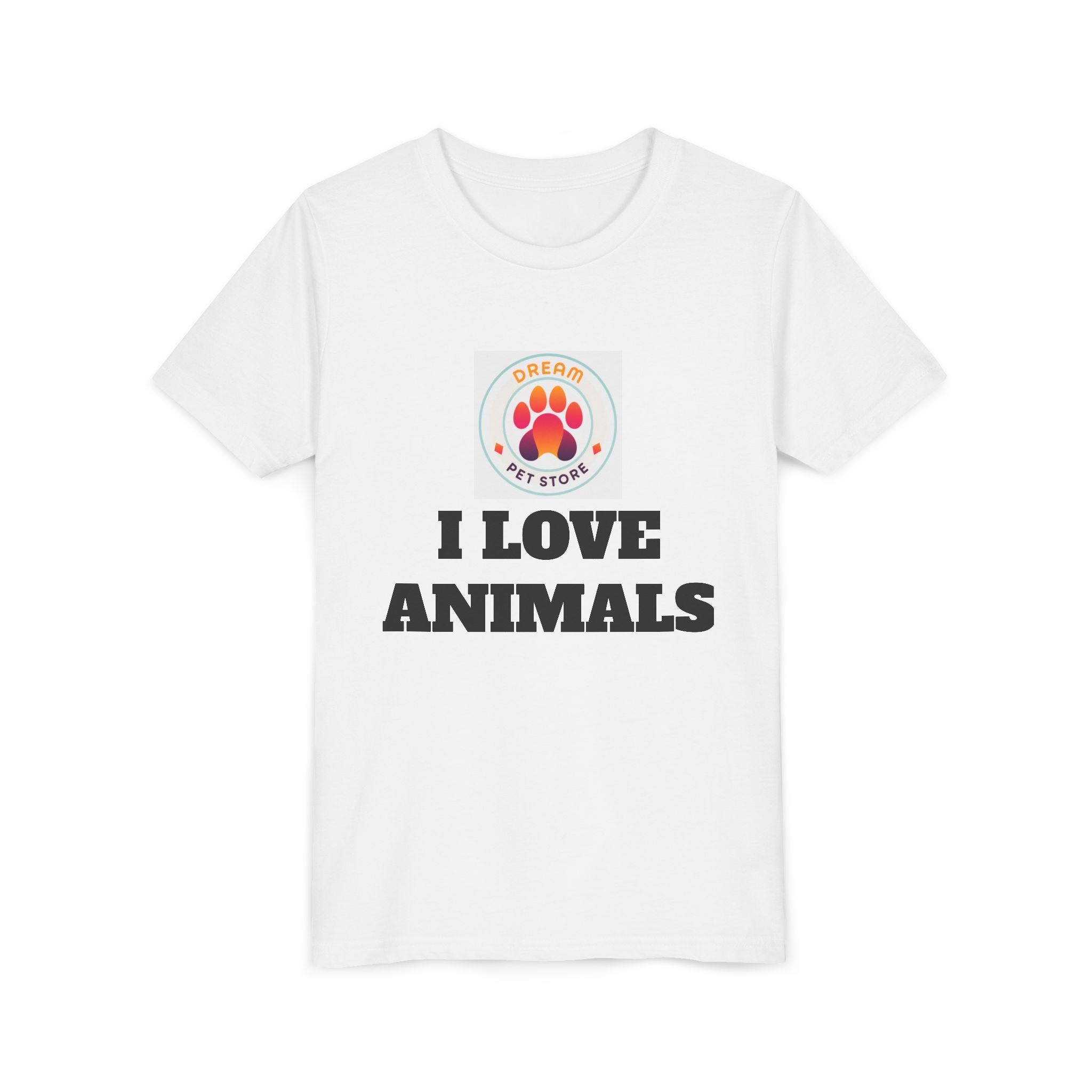 Youth Tee - I  love Animals