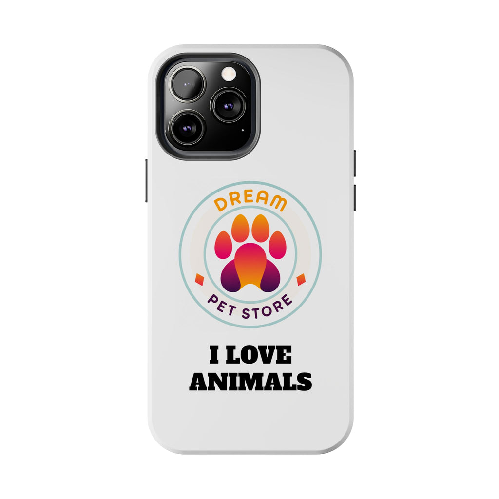 Tough Phone Cases - I Love Animals