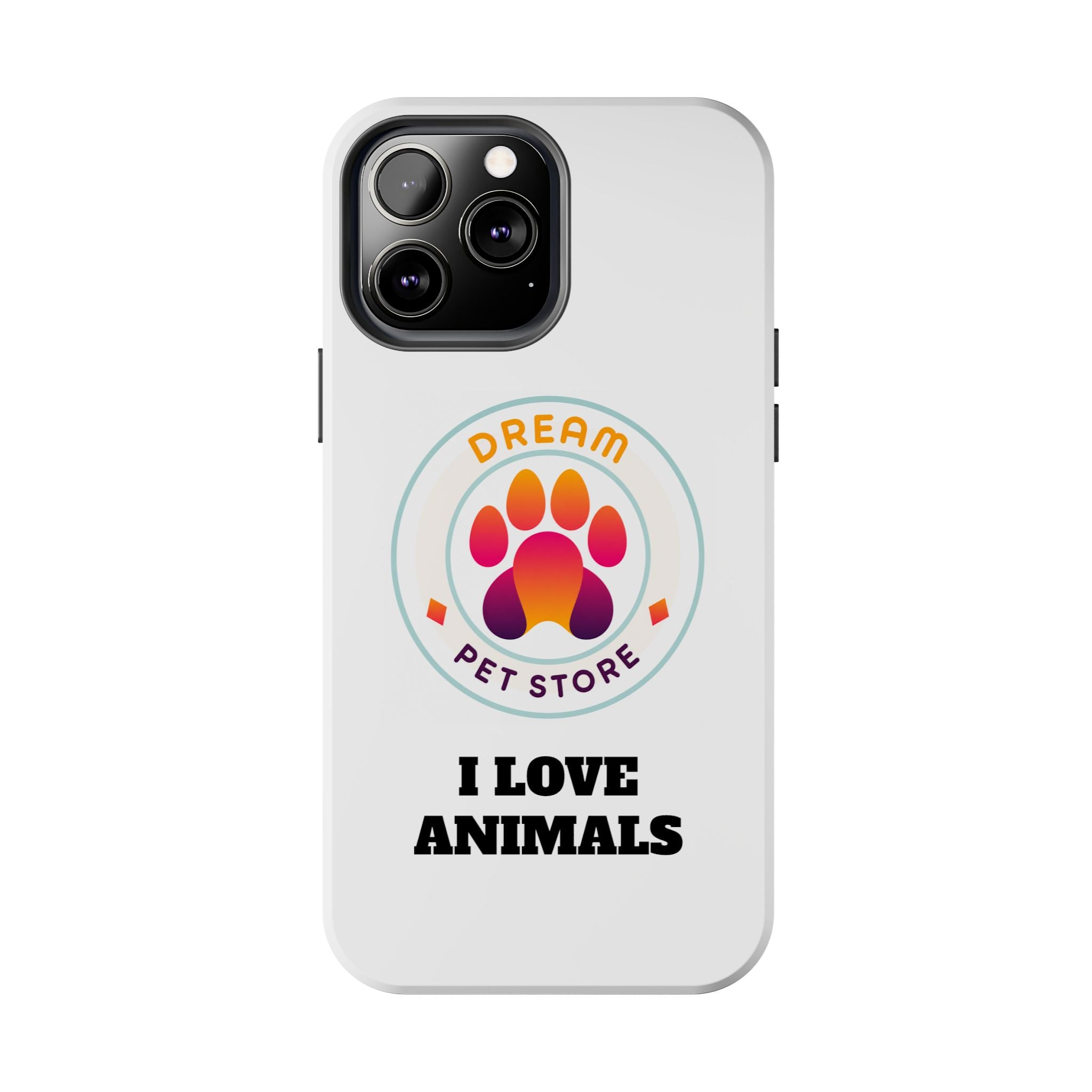 Tough Phone Cases - I Love Animals