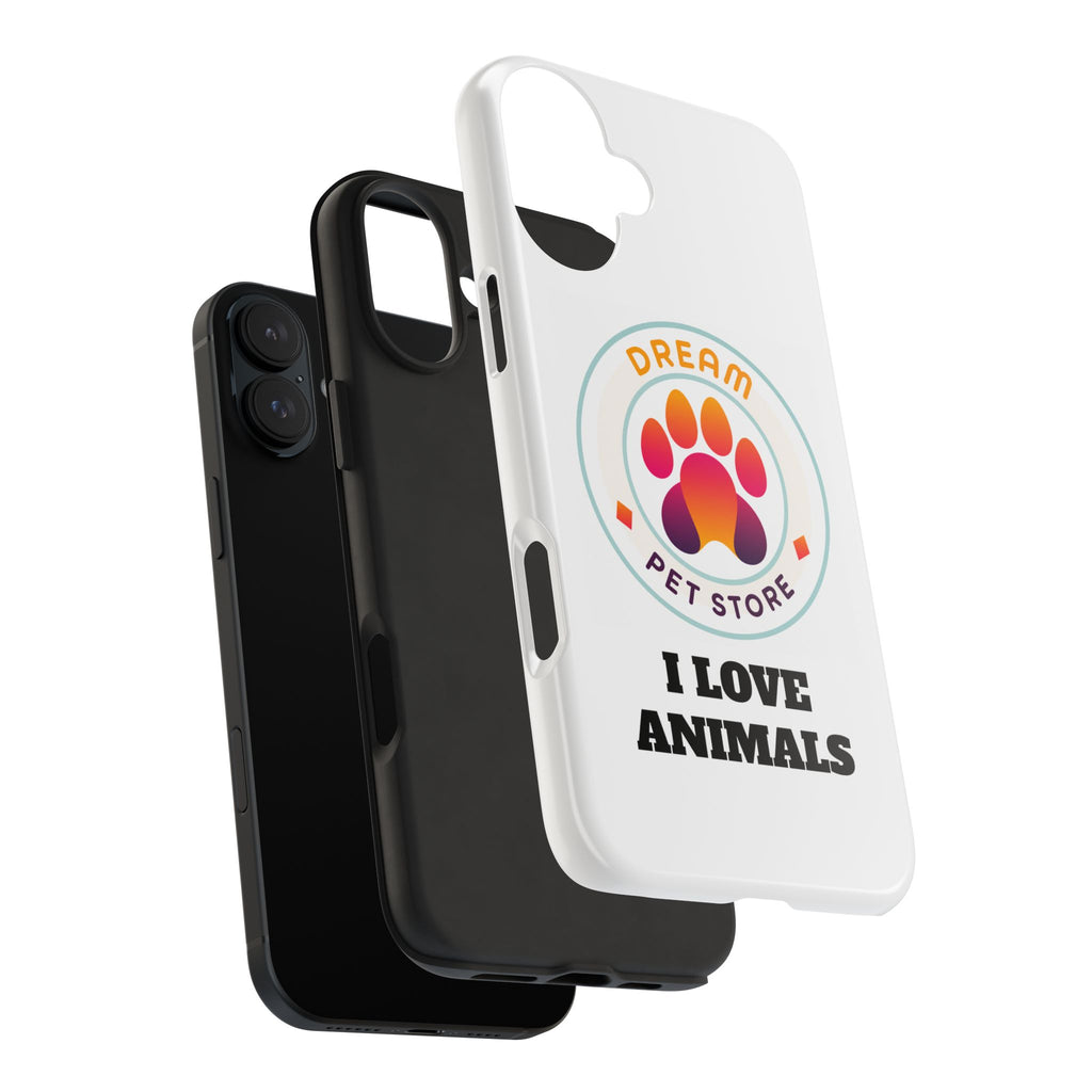 Tough Phone Cases - I Love Animals