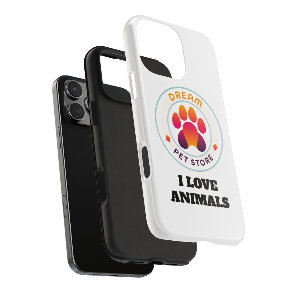 Tough Phone Cases - I Love Animals